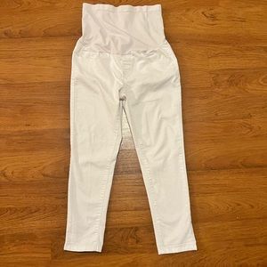 Bella Vita White Maternity Jeans